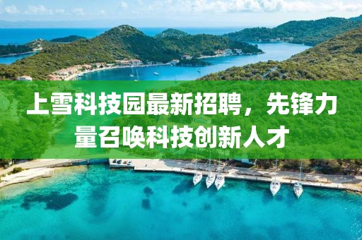 上雪科技園最新招聘，先鋒力量召喚科技創(chuàng)新人才