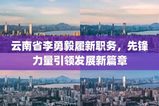 云南省李勇毅履新職務(wù)，先鋒力量引領(lǐng)發(fā)展新篇章