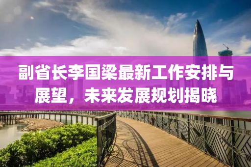 副省長李國梁最新工作安排與展望，未來發(fā)展規(guī)劃揭曉