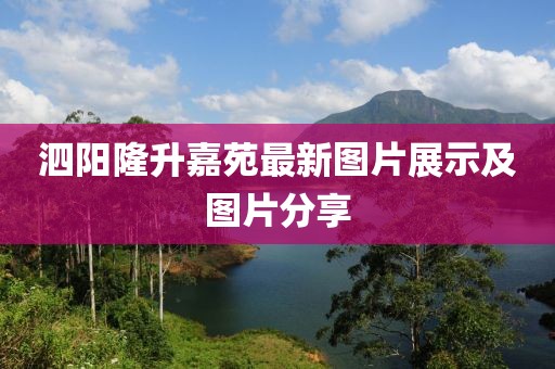 泗陽(yáng)隆升嘉苑最新圖片展示及圖片分享