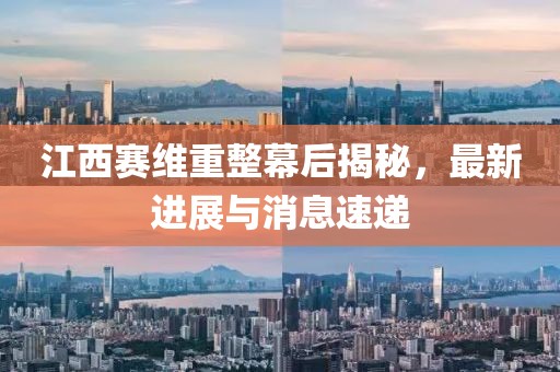 江西賽維重整幕后揭秘，最新進(jìn)展與消息速遞