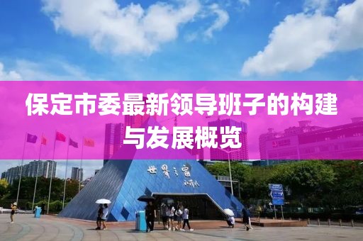 保定市委最新領(lǐng)導班子的構(gòu)建與發(fā)展概覽