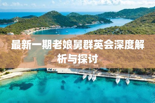 最新一期老娘舅群英會(huì)深度解析與探討