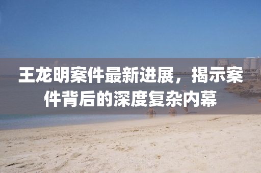 王龍明案件最新進(jìn)展，揭示案件背后的深度復(fù)雜內(nèi)幕