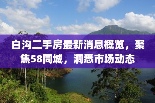 白溝二手房最新消息概覽，聚焦58同城，洞悉市場動態(tài)