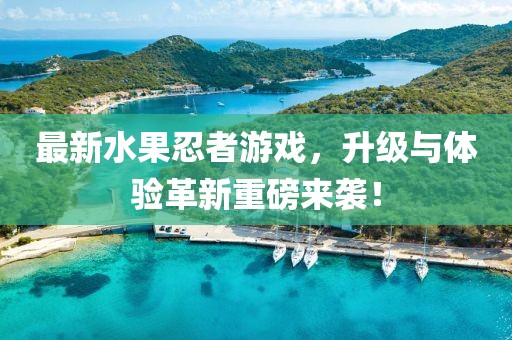 最新水果忍者游戲，升級與體驗革新重磅來襲！