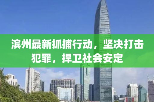 濱州最新抓捕行動(dòng)，堅(jiān)決打擊犯罪，捍衛(wèi)社會(huì)安定