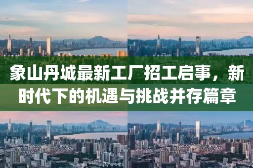 象山丹城最新工廠招工啟事，新時(shí)代下的機(jī)遇與挑戰(zhàn)并存篇章