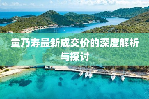 童乃壽最新成交價的深度解析與探討