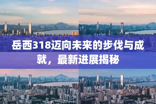 岳西318邁向未來的步伐與成就，最新進展揭秘