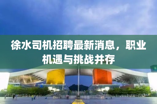 徐水司機招聘最新消息，職業(yè)機遇與挑戰(zhàn)并存