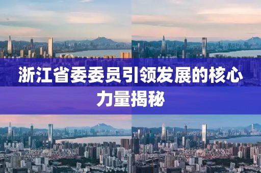 浙江省委委員引領(lǐng)發(fā)展的核心力量揭秘